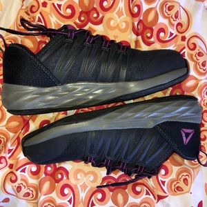 Astroride Steel Toe Work Shoe Navy/Orchid Purple